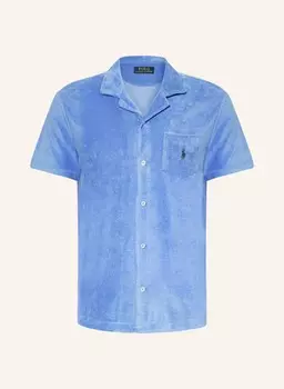 Курортная рубашка terry comfort fit из махровой ткани POLO RALPH LAUREN, синий