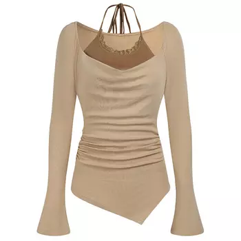 Kurosawa Genchi BSEVENI Женский трикотаж, Чай с молоком сочетается с кофе