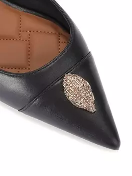 Kurt Geiger London балетки Belgravia с ремешком на пятке, черный