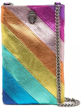 Kurt Geiger London полосатая сумка для телефона, розовый