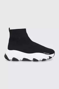 Курт Гейгер Лондон - туфли Lettie Knit Sock Kurt Geiger London, черный