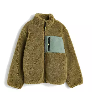 Курта H&amp;M Teddy Bear, темно-зеленый