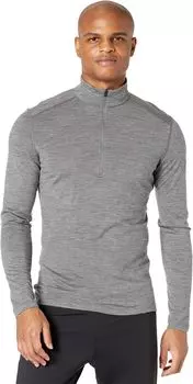 Куртка 200 Oasis Merino Base Layer Long Sleeve 1/2 Zip Icebreaker, цвет Gritstone Heather 2