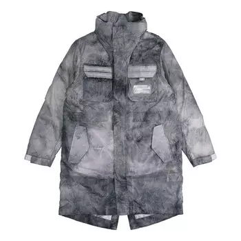 Куртка 23 engineered printing casual hooded padded jacket white Air Jordan, белый