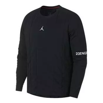 Куртка 23 engineered quilted pullover sweater black Air Jordan, черный