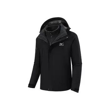 Куртка 3-in-1 warm jacket 'black' Mizuno, черный