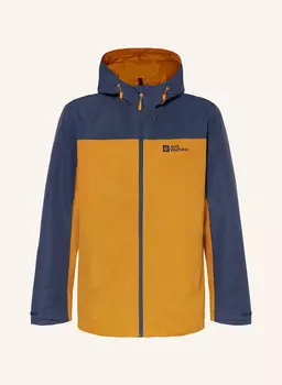Куртка 3 в 1 taubenberg Jack Wolfskin, цвет DUNKELBLAU/DUNKELGELB
