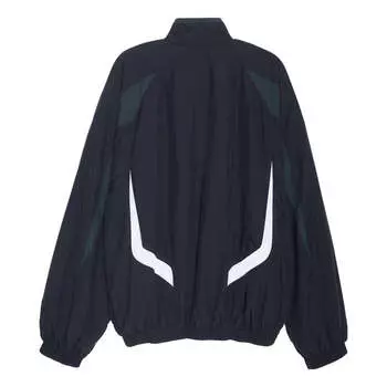 Куртка 3b sports icon tracksuit jacket 'black white' Balenciaga, черный