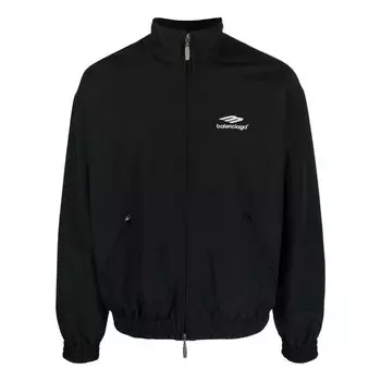 Куртка 3b sports icon tracksuit jacket small fit 'black' Balenciaga, черный