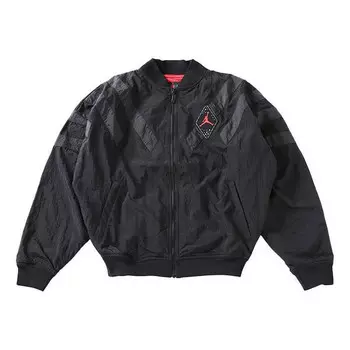 Куртка 6 srt lgc нейлоновая куртка на молнии Air Jordan, черный