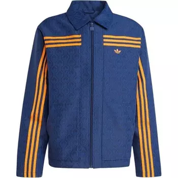 Куртка 70-х годов мужская темно-синего цвета Adidas Originals, индиго