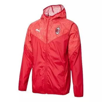 Куртка ac milan warmup jacket 'red' Puma, красный