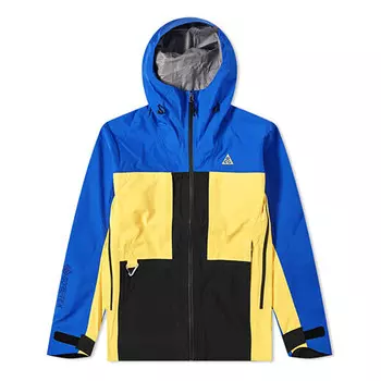 Куртка acg gore-tex windproof casual sports hooded jacket blue Nike, синий