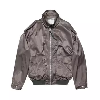 Куртка Acne Studios Satin Jacket, цвет Mid Grey