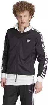 Куртка Adicolor Classics Beckenbauer Primeblue Track Top adidas, цвет Black/White
