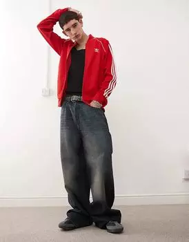 Куртка Adicolor Classics SST Track в красном цвете adidas Originals