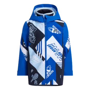 Куртка Adidas AirJordan 2in1, синий/белый