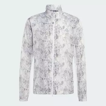 Куртка Adidas Allover Print Marathon, белый/мультиколор