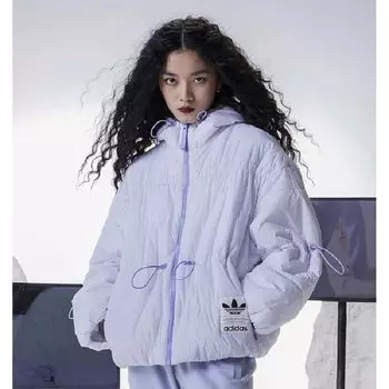 Куртка Adidas, белый/фиолетовый