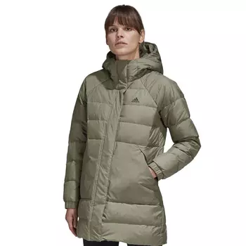 Куртка Adidas Down Coat, зеленый