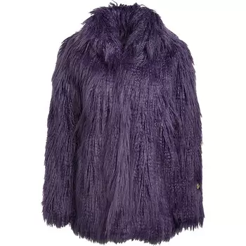 Куртка Adidas Faux Fur, фиолетовый