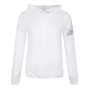 Куртка Adidas hooded Woven White, Белый