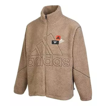 Куртка Adidas Logo HN8954, коричневый