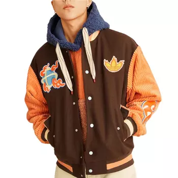 Куртка Adidas Mtss, коричневый/оранжевый