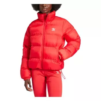 Куртка adidas Originals Adicolor Short puffer, красный