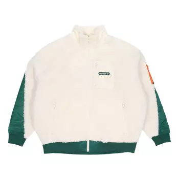 Куртка Adidas originals Mr Sherpa Jkt Suede HC0373, кремовый