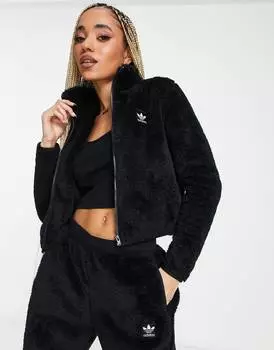 куртка adidas Originals Trefoil Essentials на молнии сзади