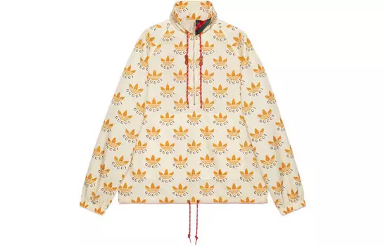 Куртка Adidas Originals X ADIDAS унисекс цвета слоновой кости и белого цвета Gucci, белый