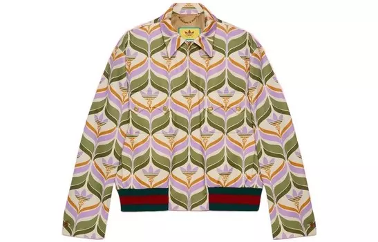 Куртка Adidas Originals X ADIDAS унисекс зеленая Gucci, зеленый
