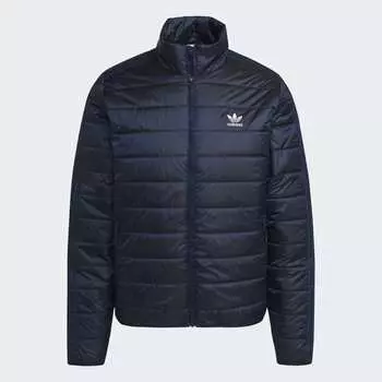 Куртка Adidas Padded Stand Collar Puffer, темно-синий