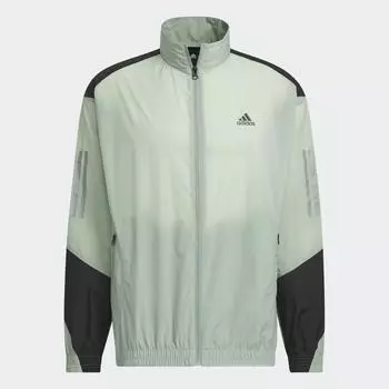 Куртка Adidas Professional Sports Training, серо-зеленый/черный