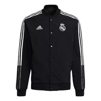 Куртка Adidas Real Cny Bomber Series Real Madrid Soccer/Football Sports Black, Черный