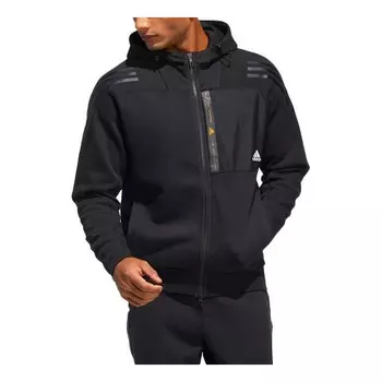 Куртка Adidas Solid Color Knit Hooded Black, Черный