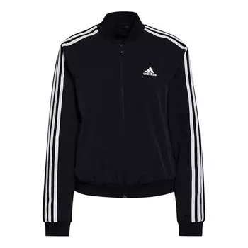 Куртка Adidas Stripe Splicing Sports Training Long Sleeves Black, Черный