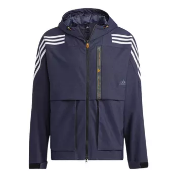Куртка Adidas TH DNM WVJK Sports hooded Woven Navy Blue, Синий