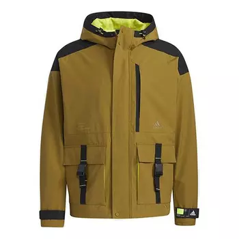 Куртка Adidas Th Woven Bagjk Hooded Brown, Коричневый
