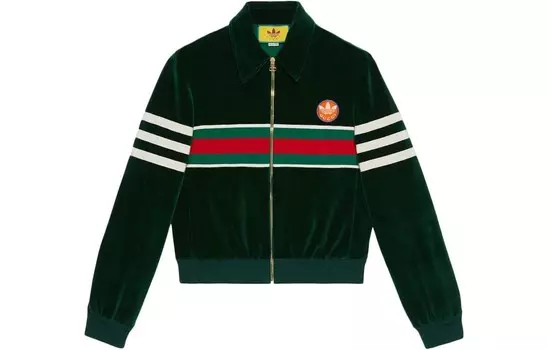 Куртка Adidas X Мужская зеленая Gucci, зеленый