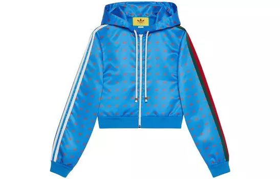 Куртка Adidas X женская синяя Gucci