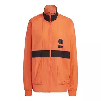 Куртка Adidas Zipper Big Pocket Contrasting Colors Sports Orange Yellow, Оранжевый