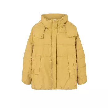 Куртка Adolfo Dominguez Detachable Hooded Padded, светло-желтый