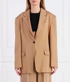 Куртка агура Oversize fit Hugo, желтый