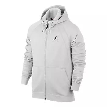 Куртка Air Jordan Essentials Logo Jacket 'White Black', белый