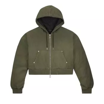 Куртка Air Jordan x Travis Scott Hooded Canvas Jacket Cargo Khaki, зеленый