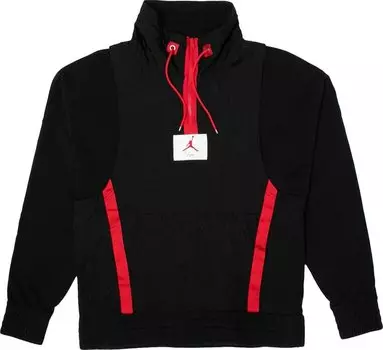 Куртка Air Jordan x Union NRG Vault AJ Flight Half Zip Jacket 'Black', черный