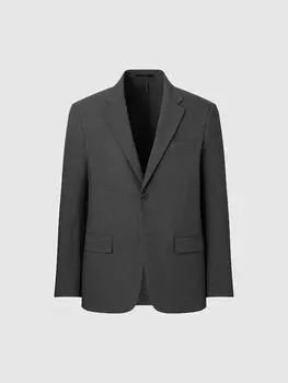 Куртка airsense шерстяная Uniqlo, серый