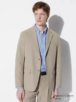 Пиджак Uniqlo (AirSense), 32 бежевый